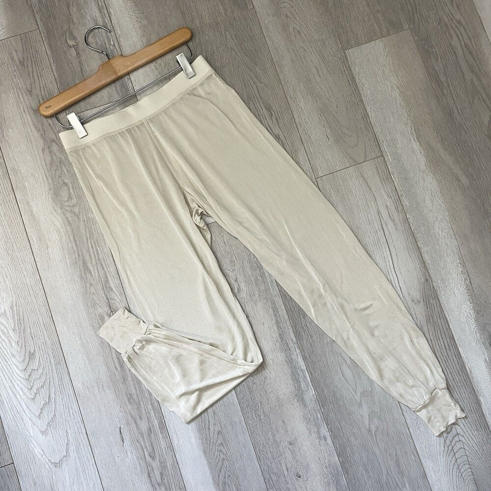 REI Silk Leggings base layer womens Cream (xsmall) outdoor hiking winter lounge